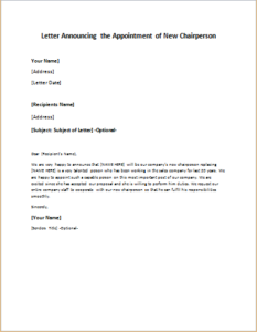 letter appointment chairperson corrupted file announcing directory unreadable announcement writeletter2 trip fix lettering appointments gather cancel information during