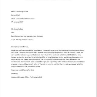 Character Reference For Rental Sample Letter