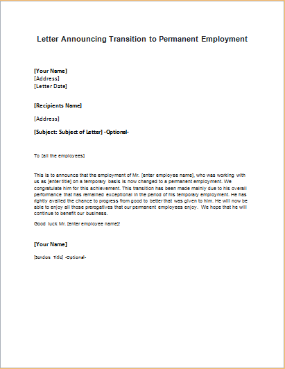 permanent-employment-announcement-letter-writeletter2