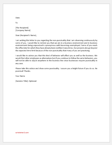 punctuality prefect application letter sample