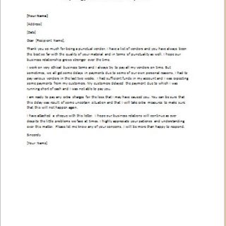 Apology Letter for Late Payment