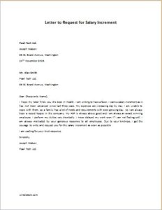 Request For Salary Increase Letter from writeletter2.com