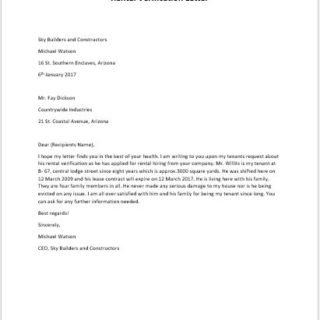 Rent Verification Letter Sample from writeletter2.com