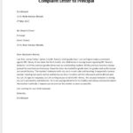 Complaint Letter to Principal about Teacher's Attitude | writeletter2.com