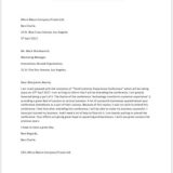 Confirmation Letter for Attending a Seminar | writeletter2.com