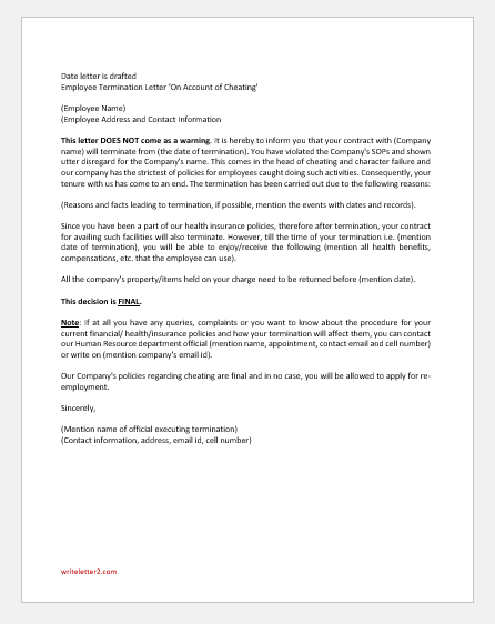 Sample Explanation Letter For Allegations Business Le - vrogue.co