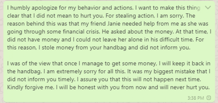 Apology Letter For Bad Driving Writeletter2