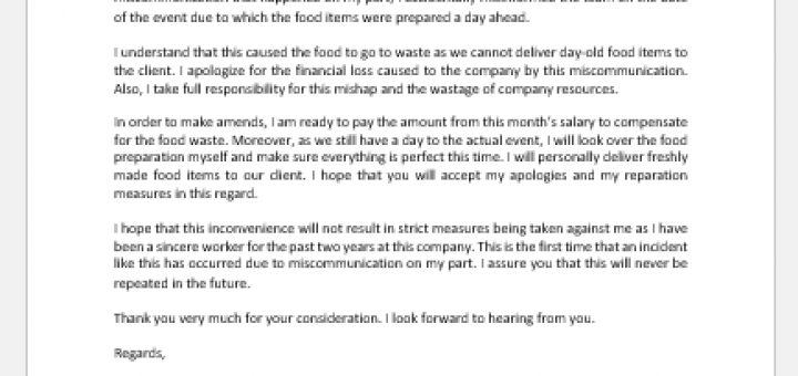 Apology Letter To Customer For Miscommunication Apology Letter for Customer Services | writeletter2.com